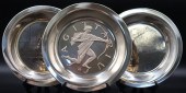 STERLING. (3) FRANKLIN MINT ST
