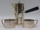 STERLING. 3 PC. ART DECO GORHA