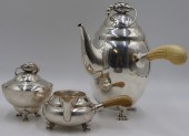 STERLING. 3 PC. GEORG JENSEN B