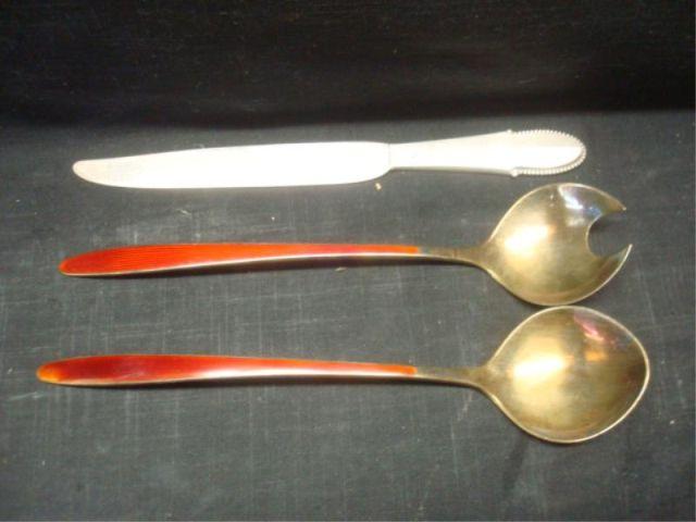 Sterling. 3 Pieces: Jensen & D-A