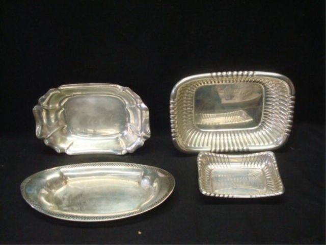 Sterling. 4 Dishes. From a New