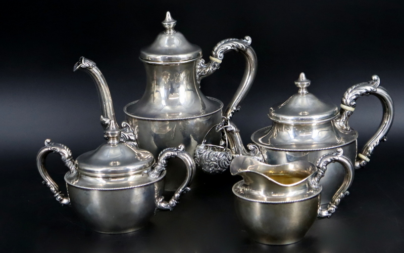 STERLING. (4) PC. SHREVE, CRUMP &