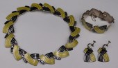 STERLING. 4 PC. SIGNED MARINA
