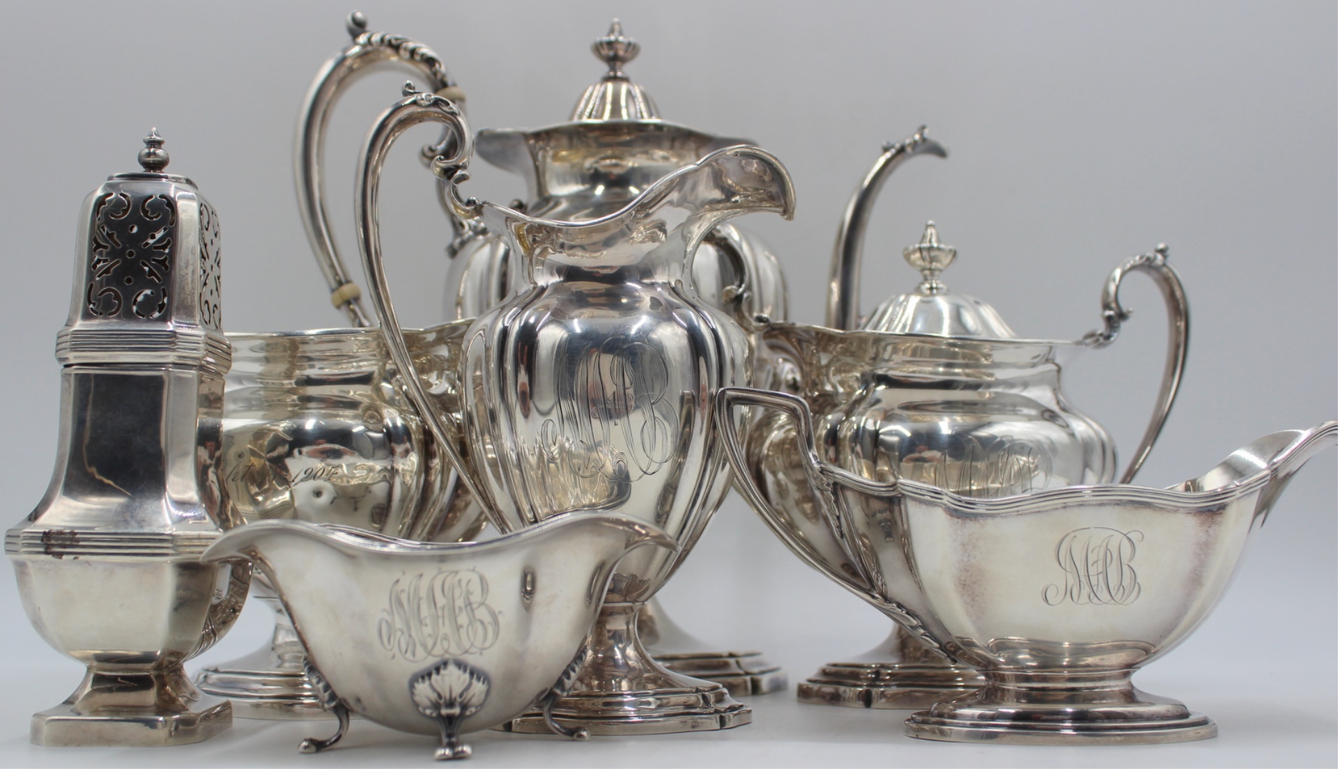 STERLING. (4) PC. WM. B. DURGIN CO.