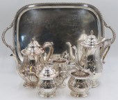 STERLING. 5PC. DURHAM SILVER T