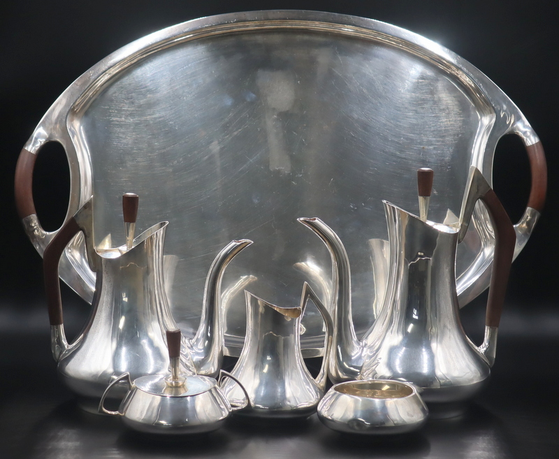 STERLING. 6 PC. MEXICAN CODAN