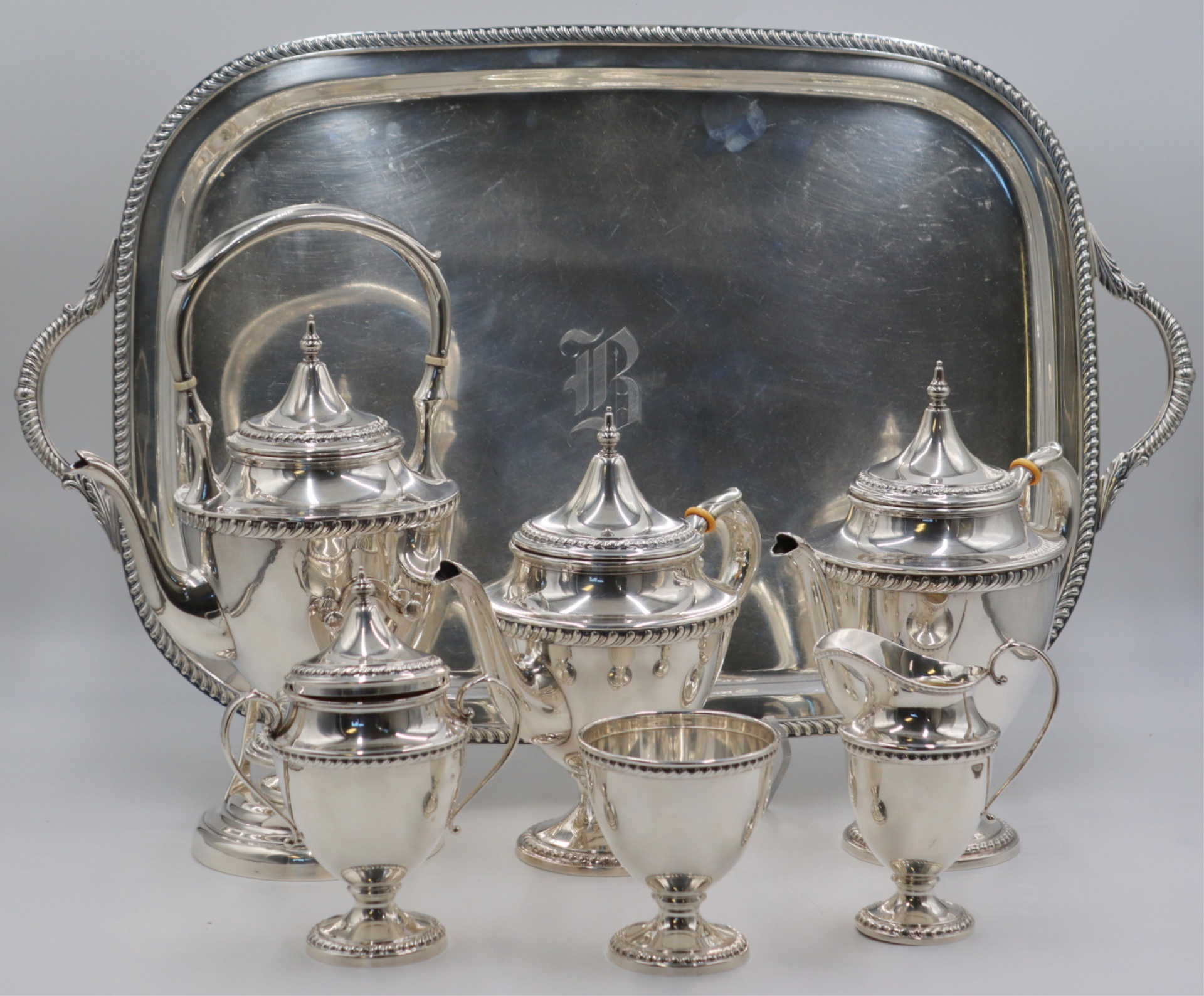 STERLING. (6) PC. STERLING TEA