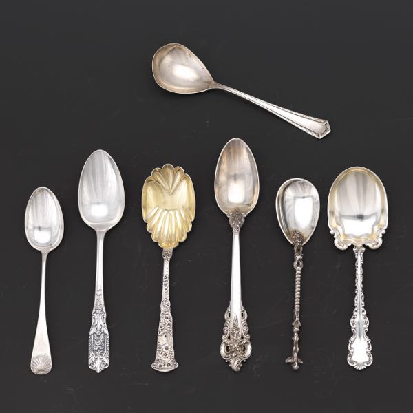 STERLING, 830 SILVER AND 800 SILVER
