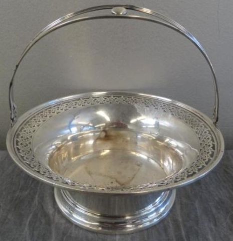 STERLING. A Pierced Handled