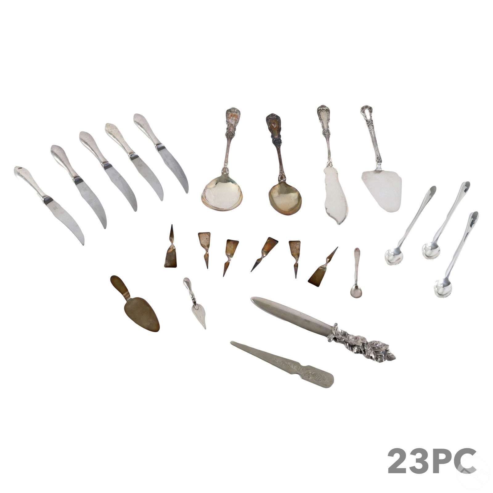 STERLING AND 800 SILVER SERVING