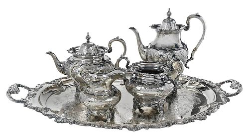STERLING AND COIN SILVER TEA