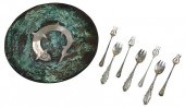 STERLING AND COPPER PLATE AND