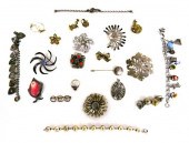 Sterling and costume jewelry o