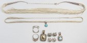 STERLING AND GOLD DESIGNER JEW