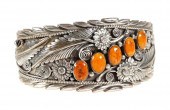 STERLING AND ORANGE SPINY OYST