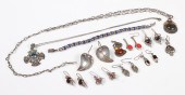 Sterling and semi-precious sto