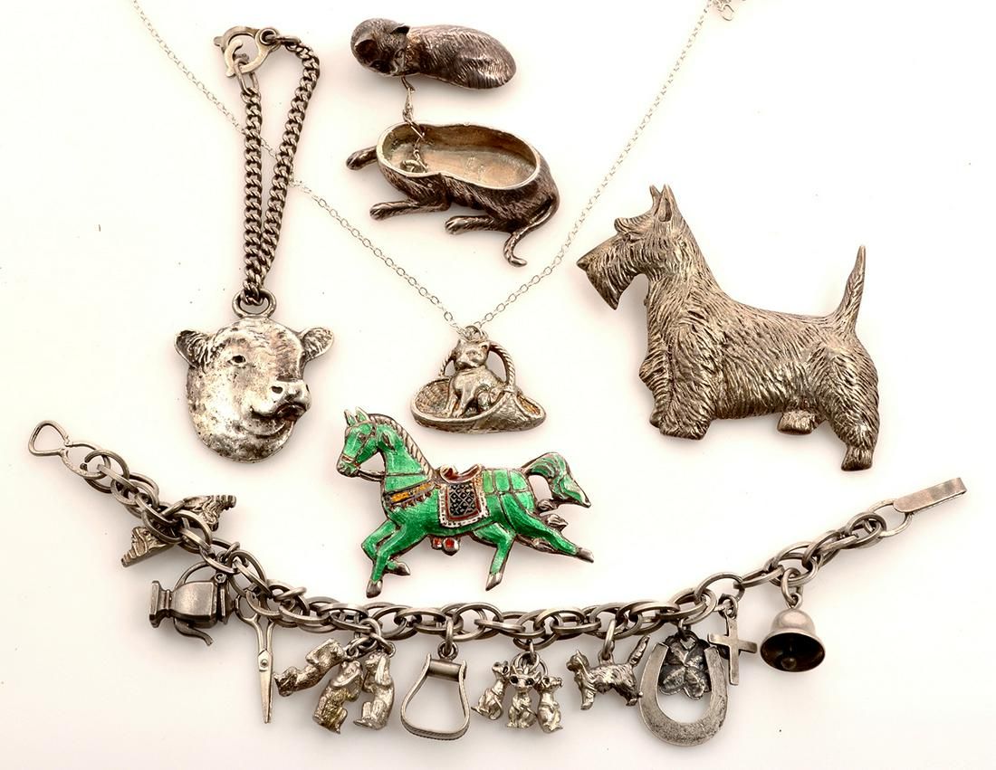 STERLING AND SILVER ANIMAL