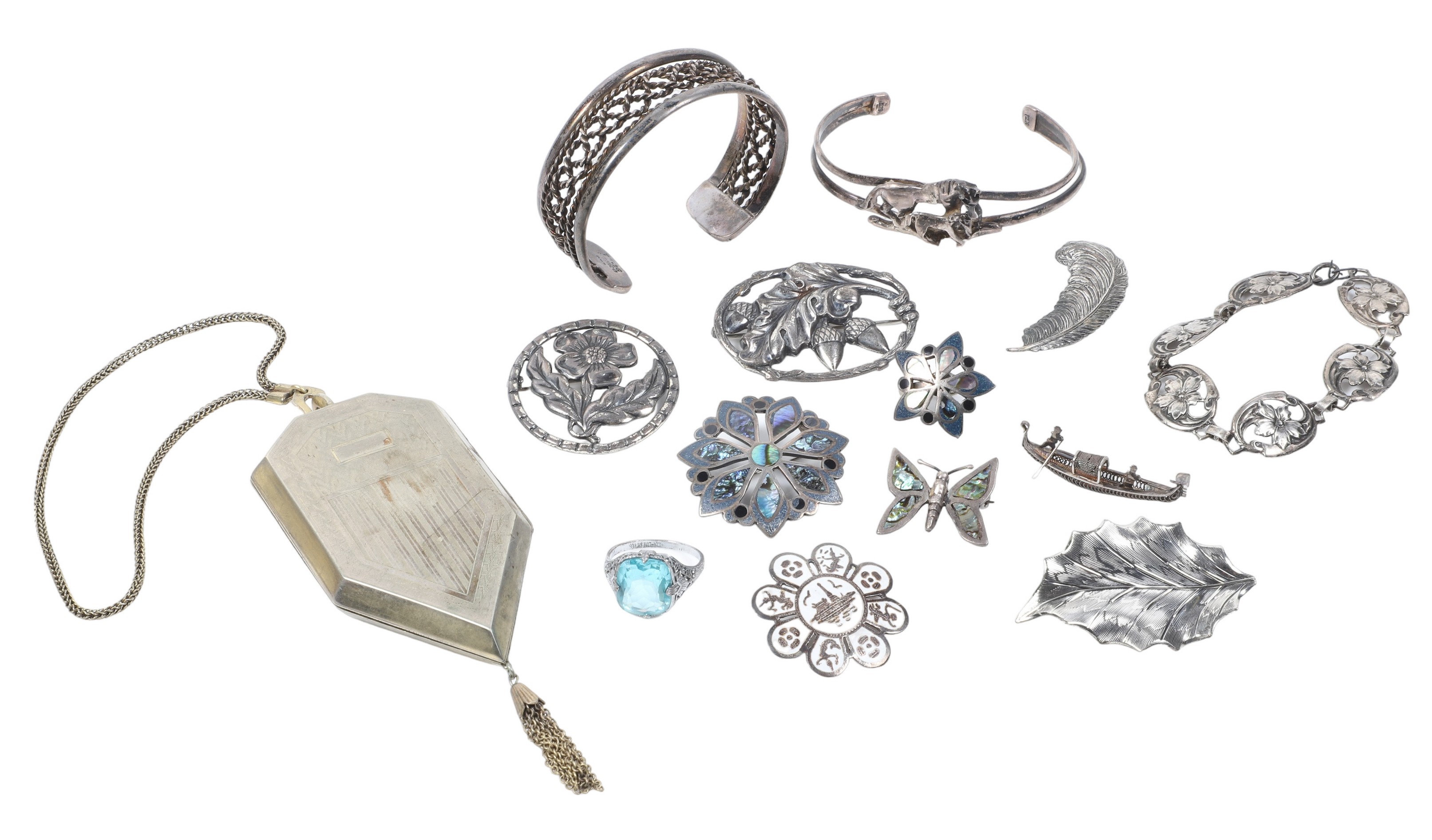 Sterling and Silver Bracelets,