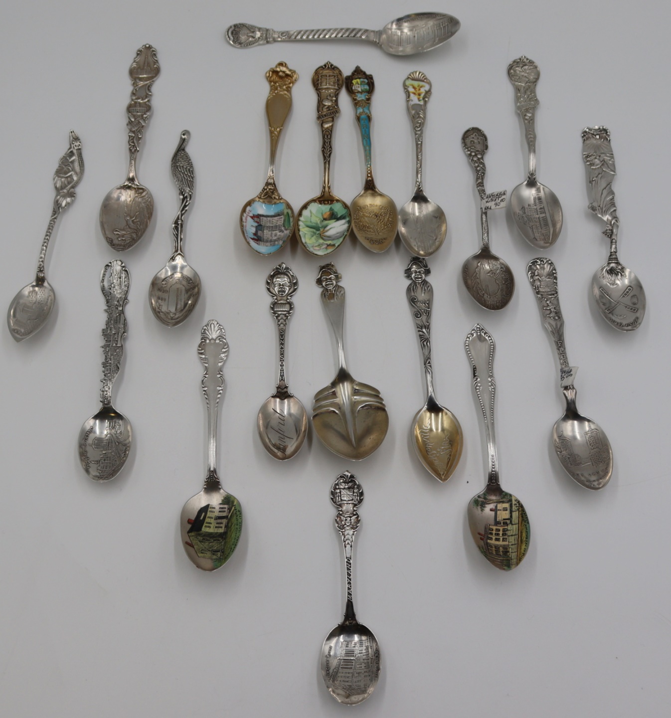 STERLING. ASSORTED GROUPING OF (19)