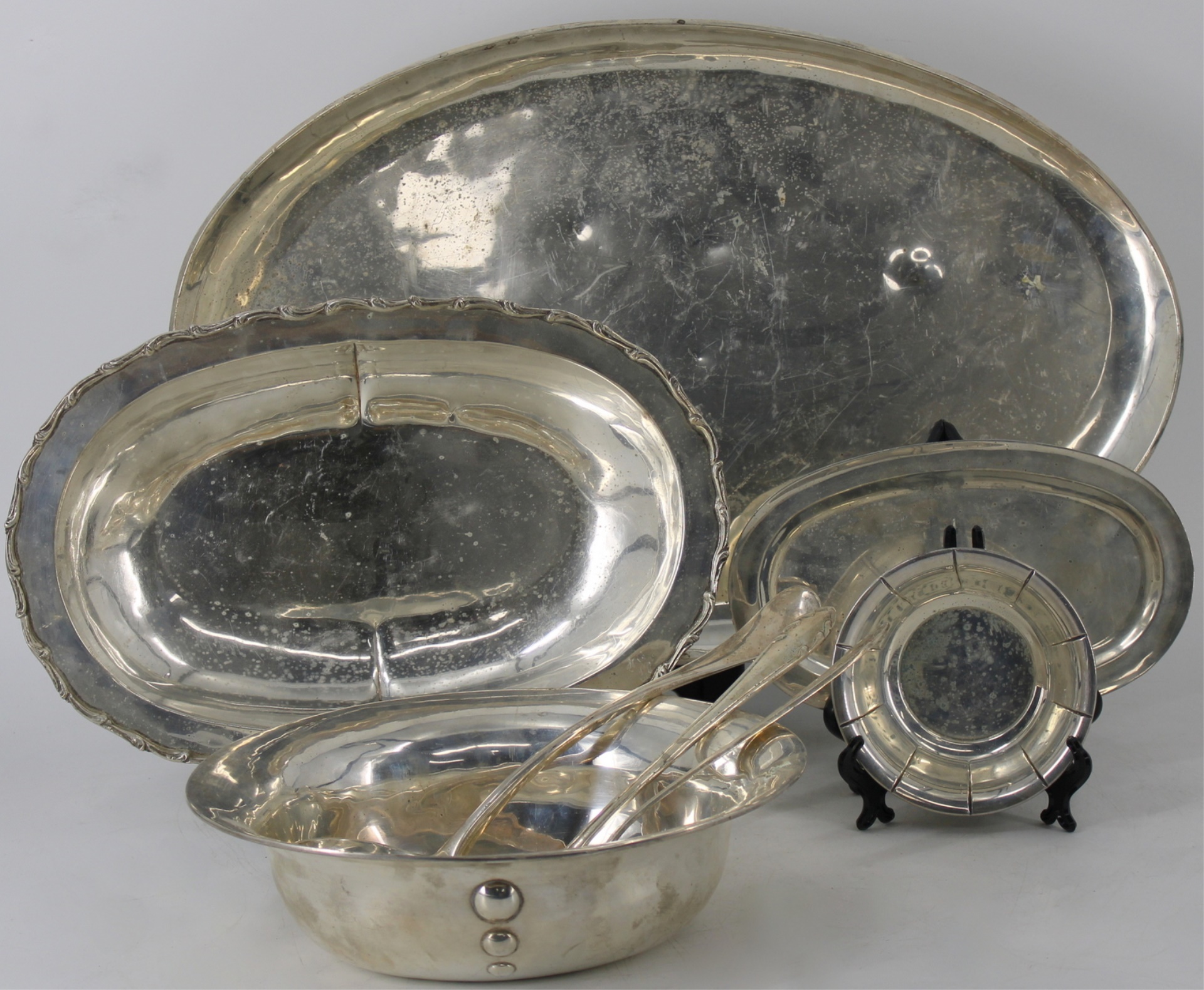 STERLING. ASSORTED GROUPING OF