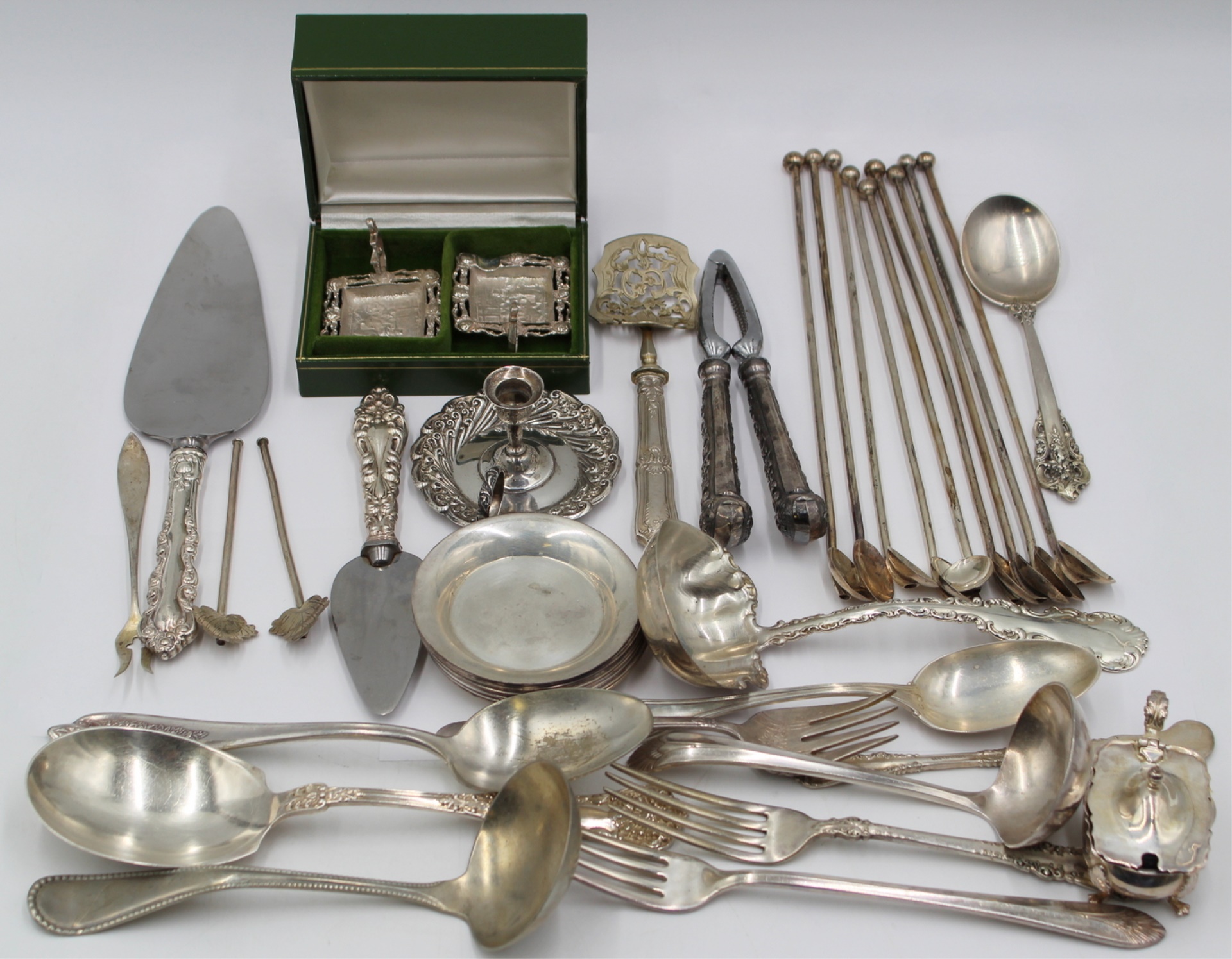 STERLING. ASSORTED GROUPING OF