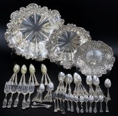 STERLING. ASSORTED GROUPING OF