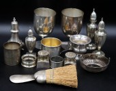 STERLING. ASSORTED GROUPING OF