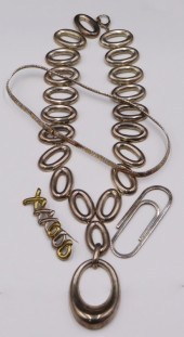 STERLING. ASSORTED GROUPING OF