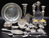 STERLING. ASSORTED GROUPING OF