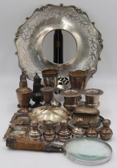STERLING. ASSORTED GROUPING OF