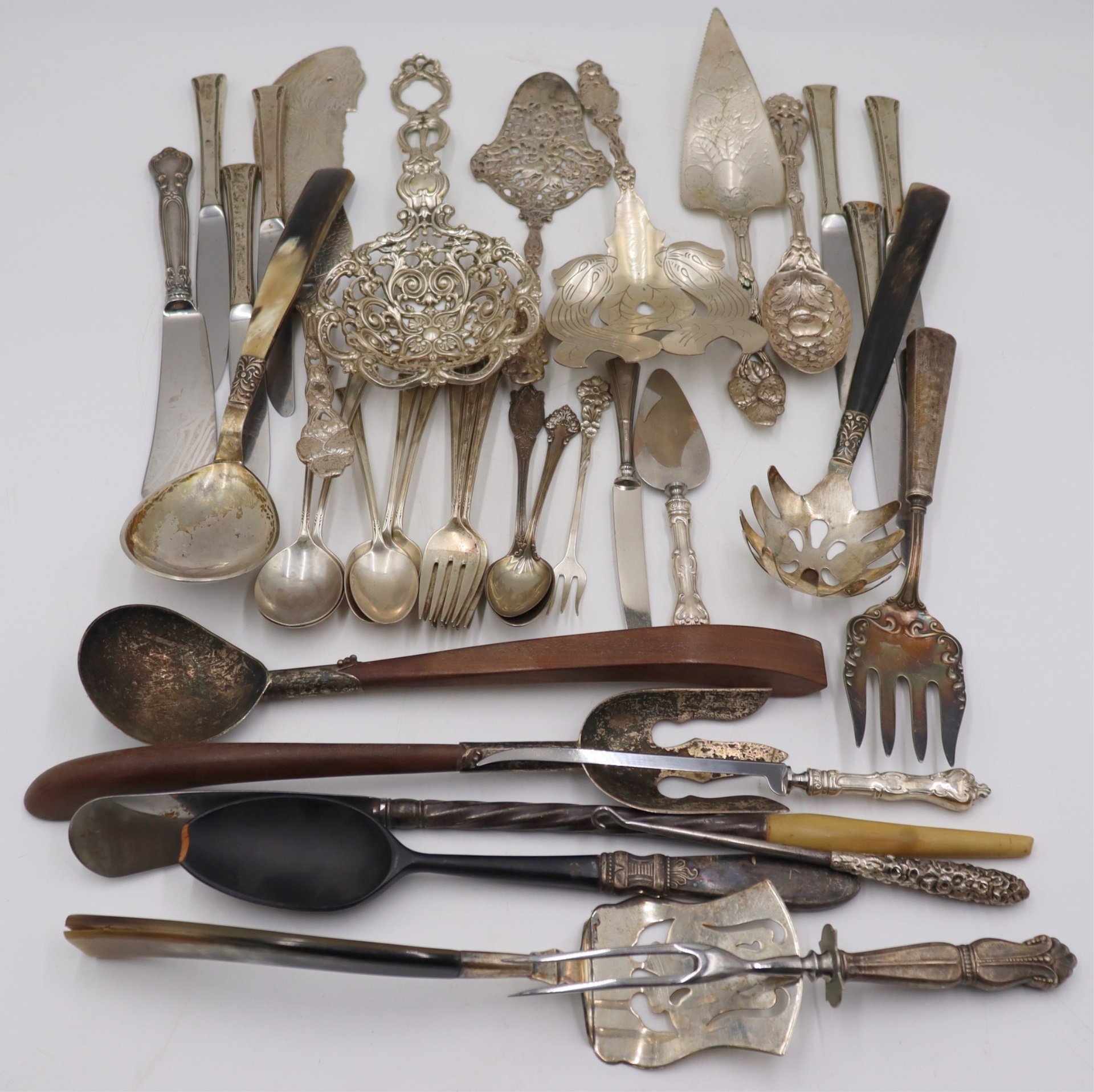 STERLING. ASSORTED GROUPING OF