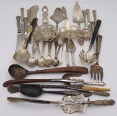 STERLING. ASSORTED GROUPING OF