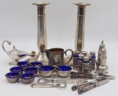 STERLING. ASSORTED GROUPING OF