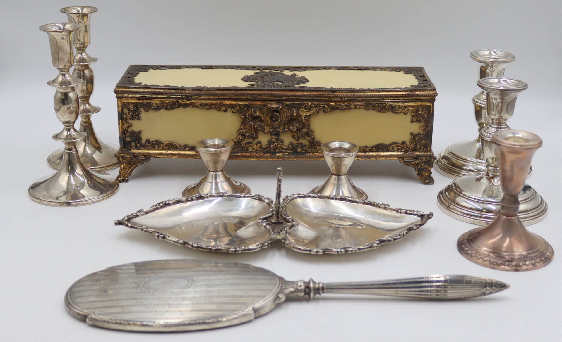 STERLING. ASSORTED GROUPING OF