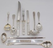STERLING. ASSORTED GROUPING OF