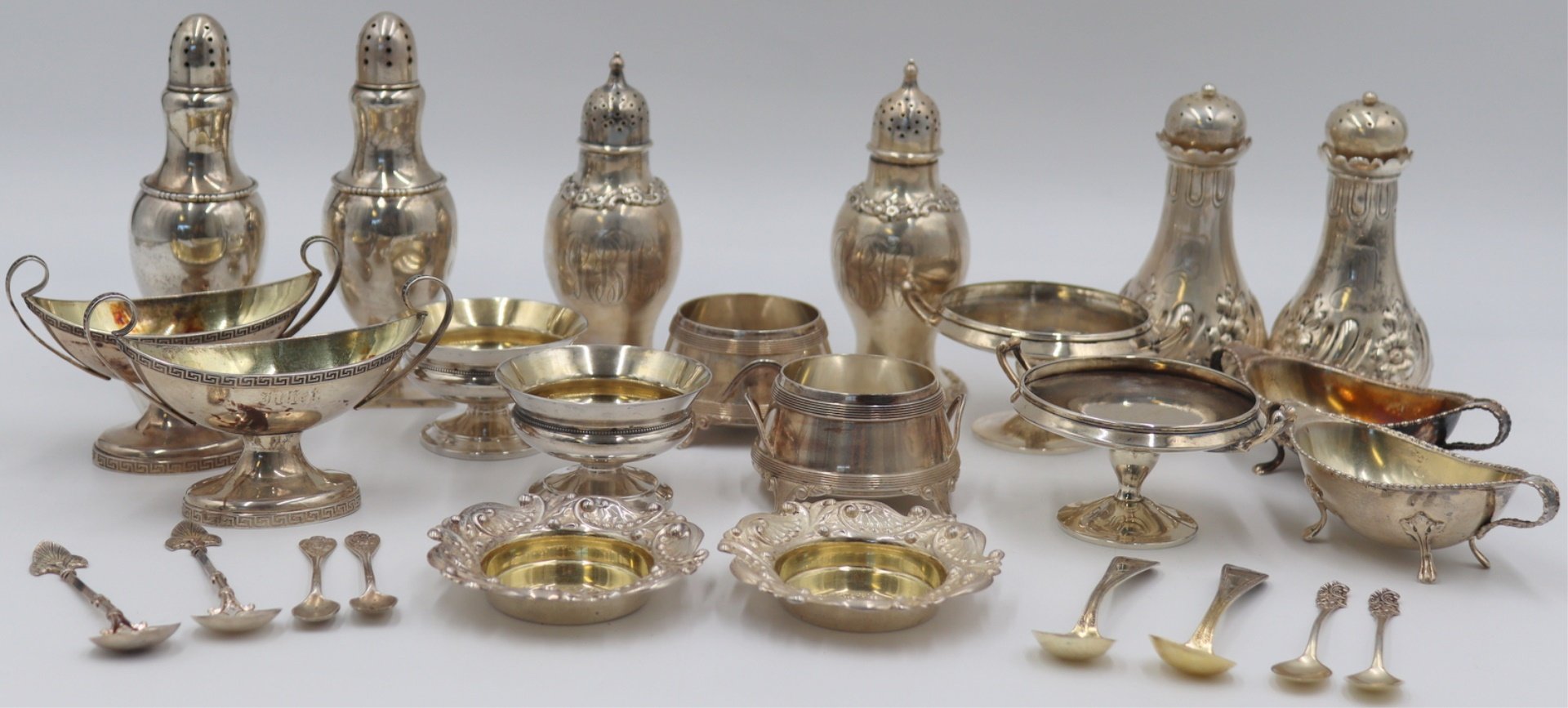 STERLING. ASSORTED GROUPING OF