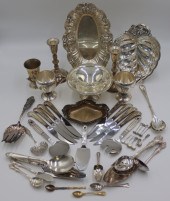 STERLING. ASSORTED GROUPING OF