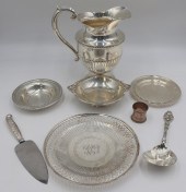 STERLING. ASSORTED GROUPING OF