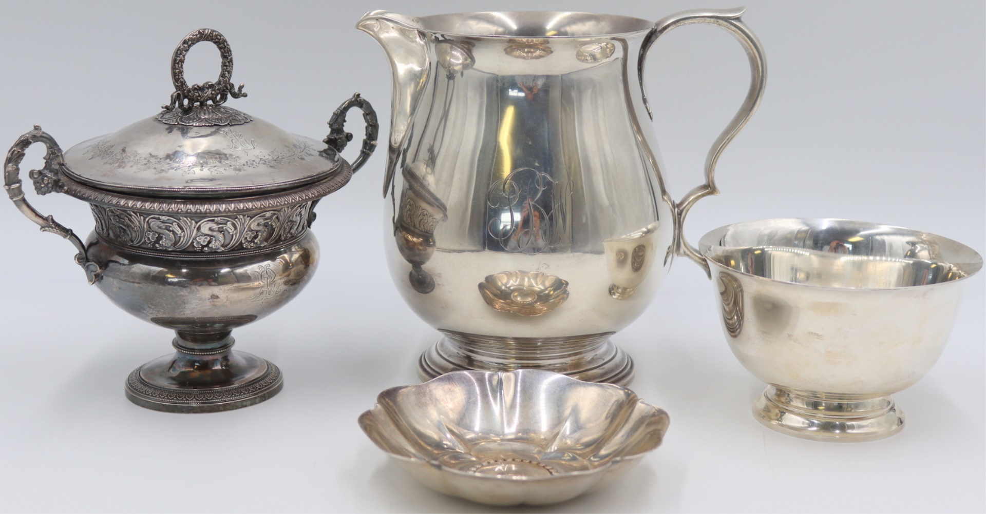 STERLING. ASSORTED GROUPING OF