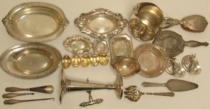 STERLING. ASSORTED STERLING