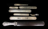 STERLING: ASSORTMENT OF EIGHT