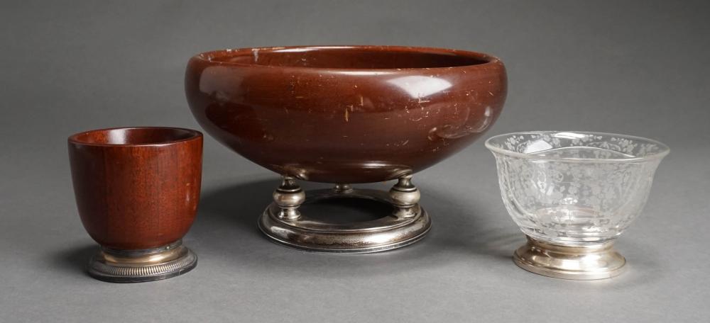 STERLING BASE WOOD SALAD BOWL, WOOD