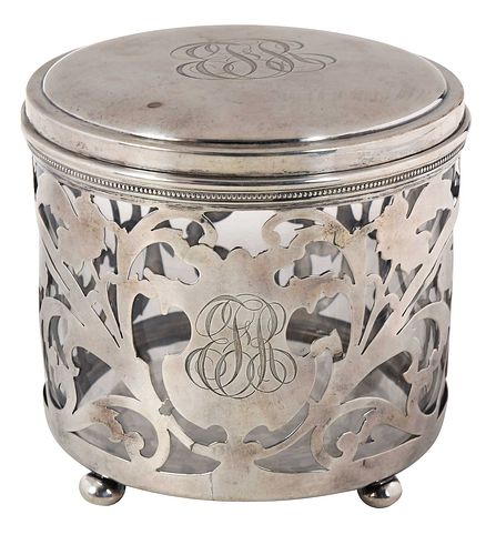 STERLING BISCUIT BOXAmerican,