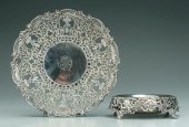 Sterling bowl, serving tray: r