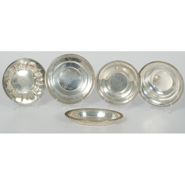 Sterling Bowls and Trays 20th