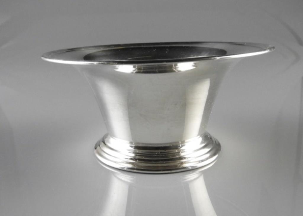 STERLING BOWLThe flared rim