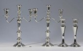 STERLING CANDELABRA & CANDLEST