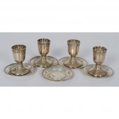 Sterling Candle Holders and Sa