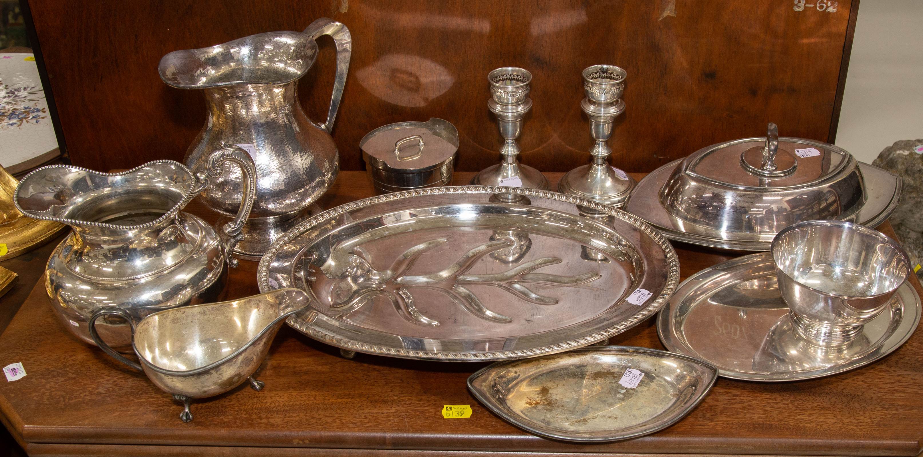 STERLING CANDLESTICKS & SILVER