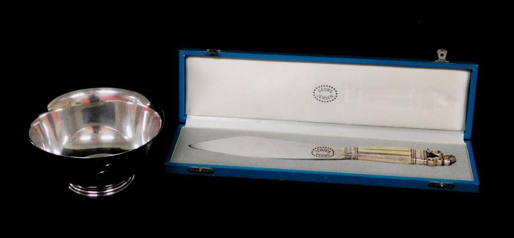 STERLING: CARTIER, GEORG JENSEN,